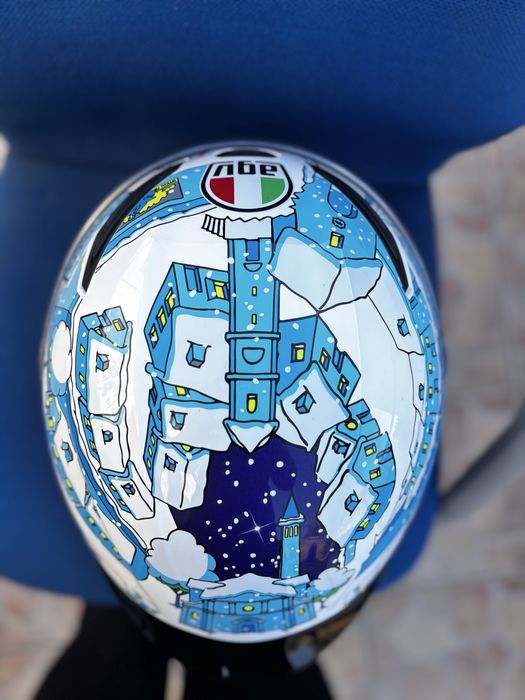 Каска AGV K1 winter test