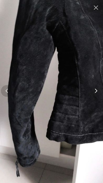 Geaca de piele intoarsa Freaky Nation