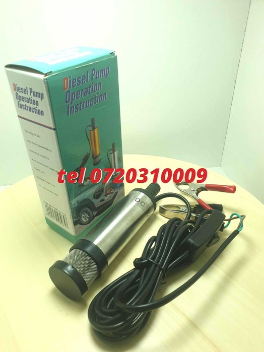 Pompa Submersibila La 12V Ptr. Motorina Apa Ulei 12Litri/minut Din In