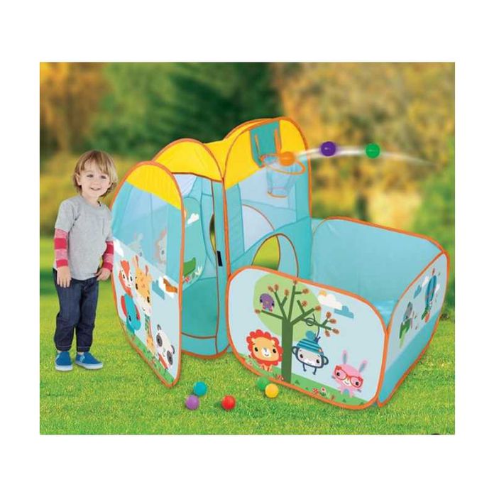 Комплект палатка за игра с топки Mercado Trade, За деца, Цветен