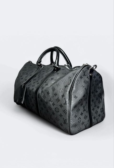 Louis vuitton - LV Pattern Embossed duffle bag-black
