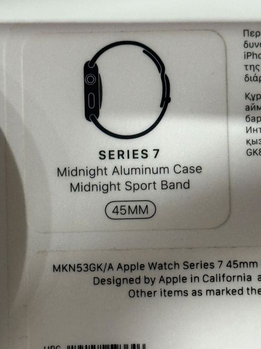 Продам новые часы Apple Watch series7 45мм
