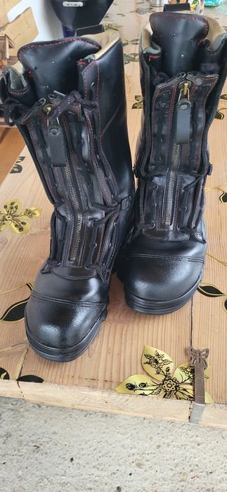 Cizme piele bocanci protectie pompieri germania ews awg svsu isu