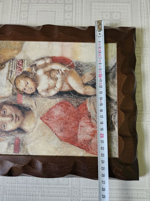 Litografie dupa o fresca Romană
