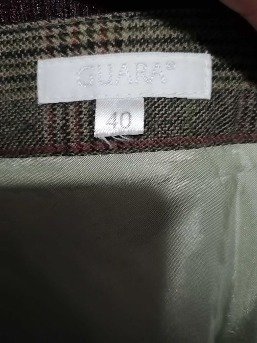 Fustă verde groasă mărimea M, din