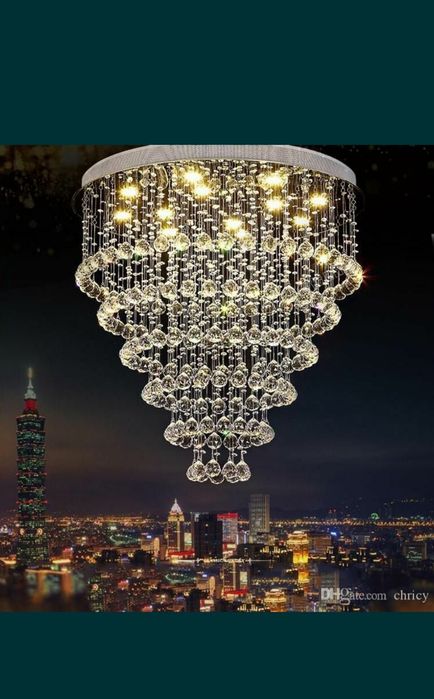 Установка Люстра галоген Браа