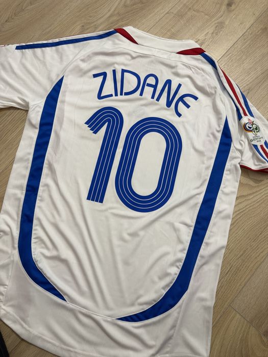 Tricou de fotbal Franta Nationala zinedine zidane 10 Adidas nou cu eticheta finala world cup 2006