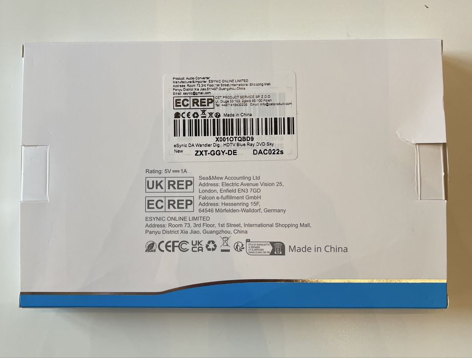 DAC - Convertor audio digital - analog 192 kHz.