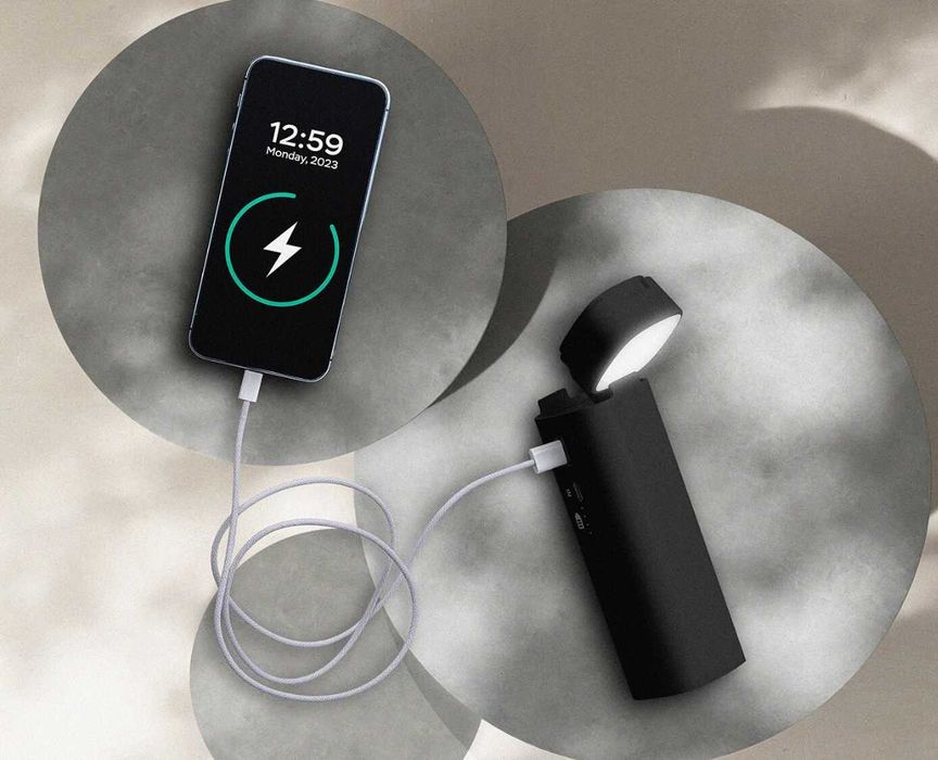 Lampă LED 3 în 1 – birou + lanternă + baterie externă