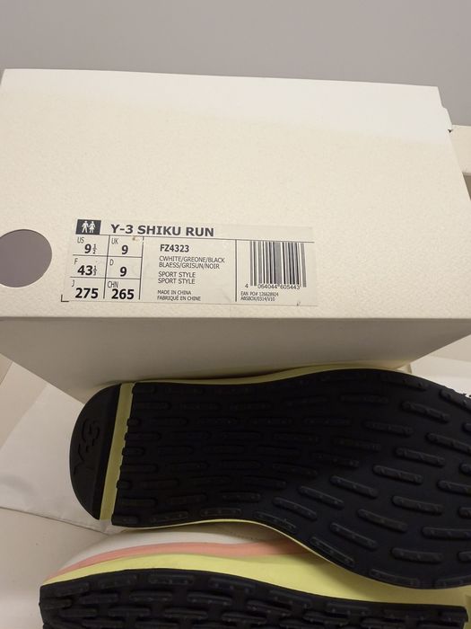 100% Оригинални Y-3 Yohji Yamamoto Shiku Run в размер 43 -27.5 см