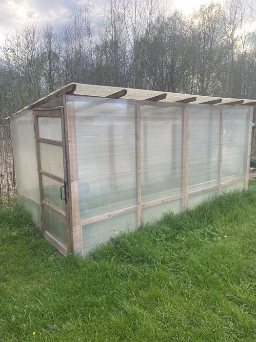 Solar lemn si policarbonat 4x2