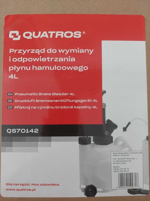 Aparat aerisit si schimbat lichidul de frana Quatros QS70142