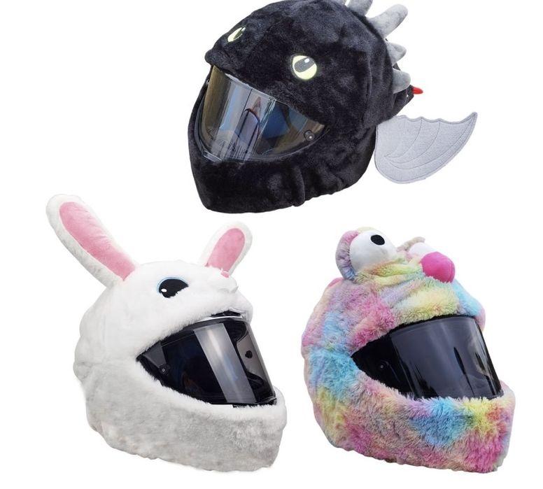 Чехол на шлем зайчик