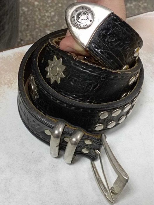 Кожаный ремень Levi's оригинал!