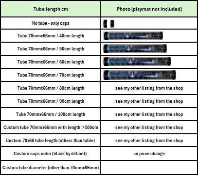 Custom Acrylic Transparent Tub pentru Playmats board games