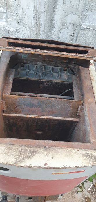 Горелка за олио , отработено масло и чехски котел Дакон 24 кв котел