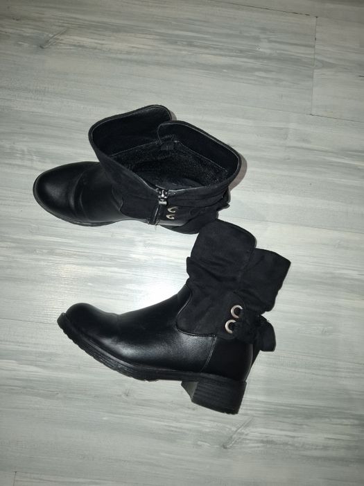 Дамски черни боти Tendenz ,размер 39.