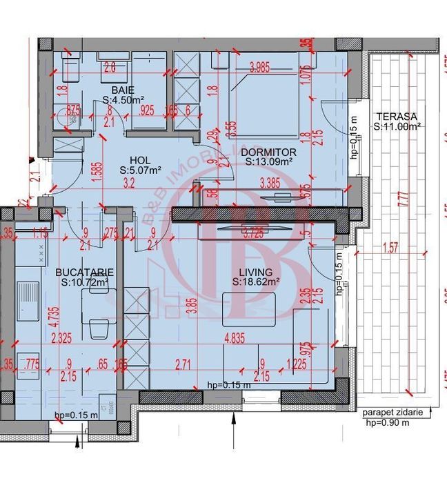 2 camere-Titan-Pallady-5min Statie STB-Bonus Loc Parcare