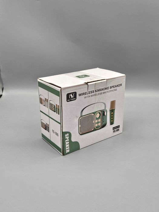 Ретро Bluetooth колонка с микрофон -Bluetooth AUX SD USB