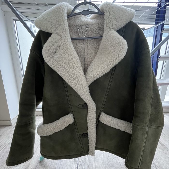 Продам б/у дубленку из овчины