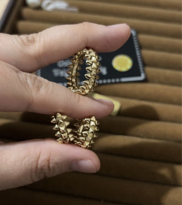 Золотое кольцо люкс работа 1:1