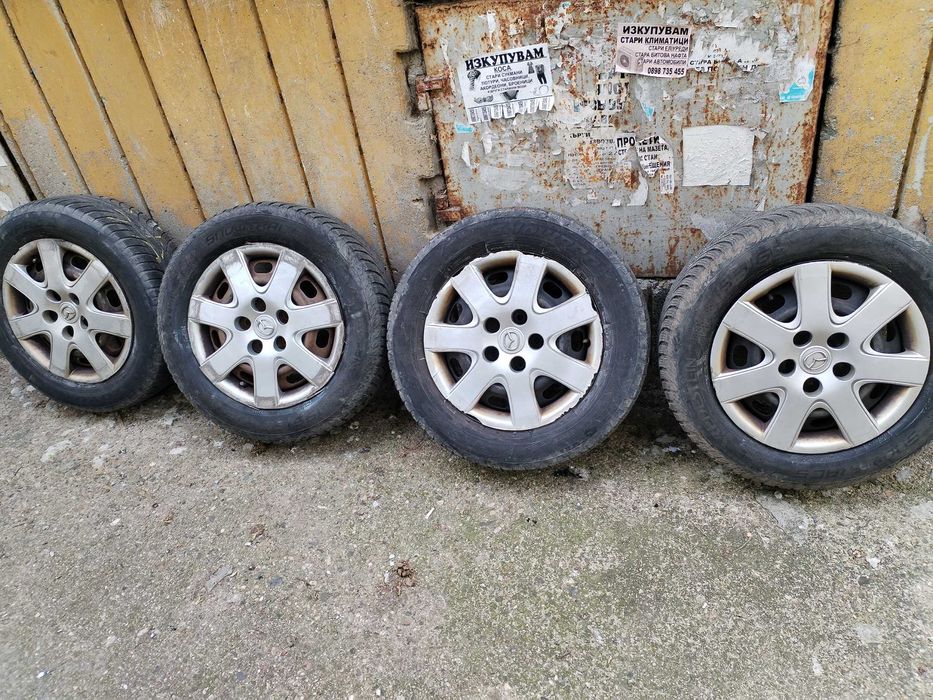 Джанти стоманени + гуми Mazda 3 BK 2003-2009