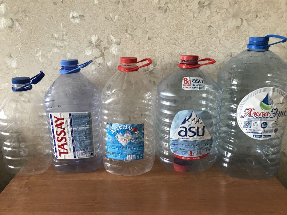 Баклашки, бутыль 1,2,4,5,6,8,10л