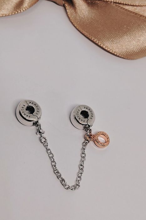 Lanț de siguranță Nou Pandora Crown Silver S925 Ale