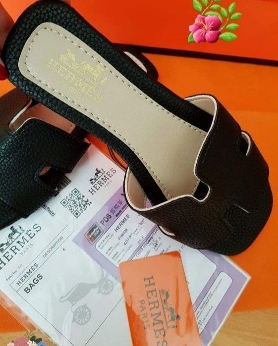 Papuci/șlapi dama,super model/Italia, saculet, etichetă