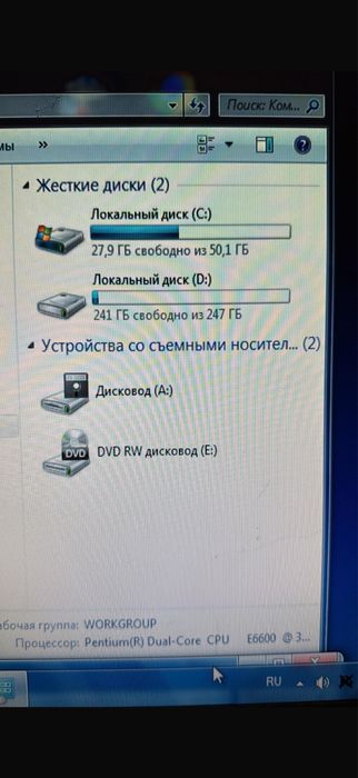 Пк монитор мышь клава и стол