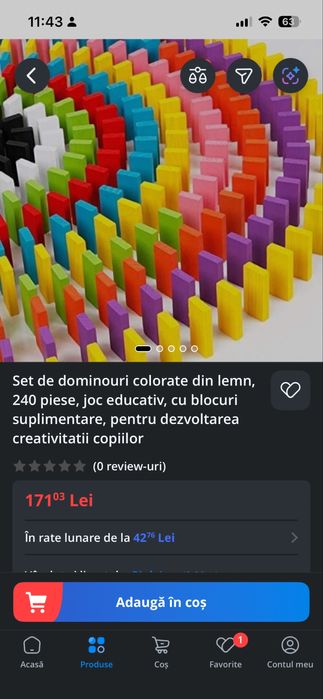 Piese Domino de lemn colorate !