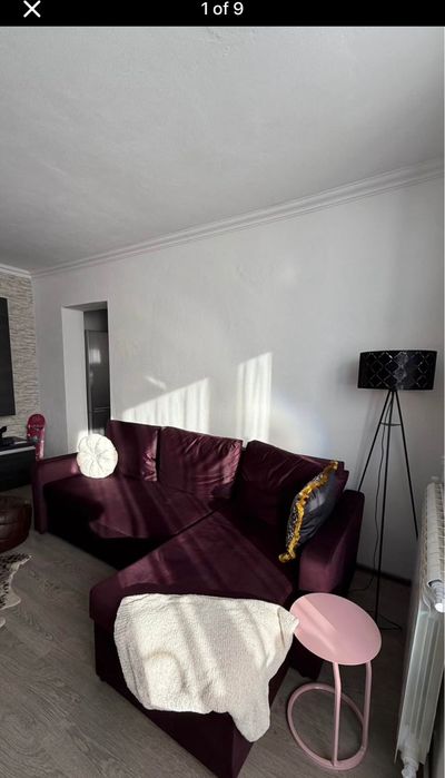 Colțar extensibil Burgundy