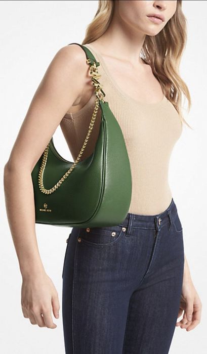 Дамска чанта Michael Kors Piper Amazon Green