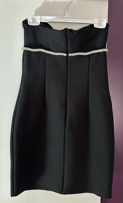 Черна бандажна рокля