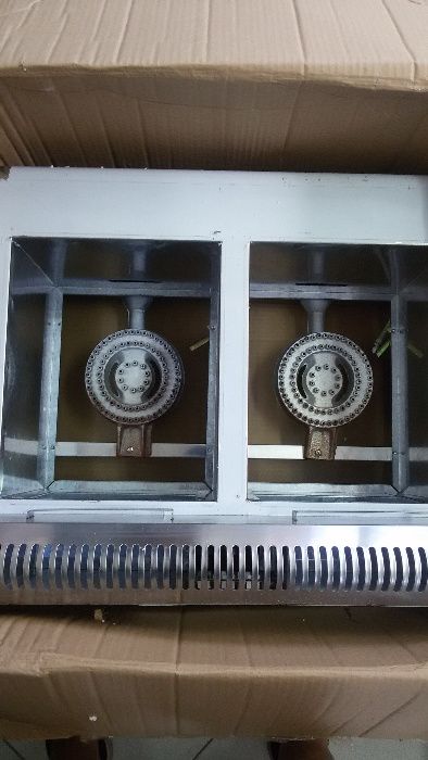 Двоен Газов Фритюрник 2х6kW - 2х6литра