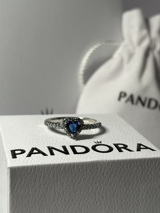 Pandora promise ring blue heart