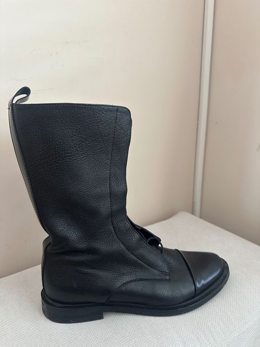 Дамски ботуши Естествена Кожа (Aquamarine) - носени няколко пъти