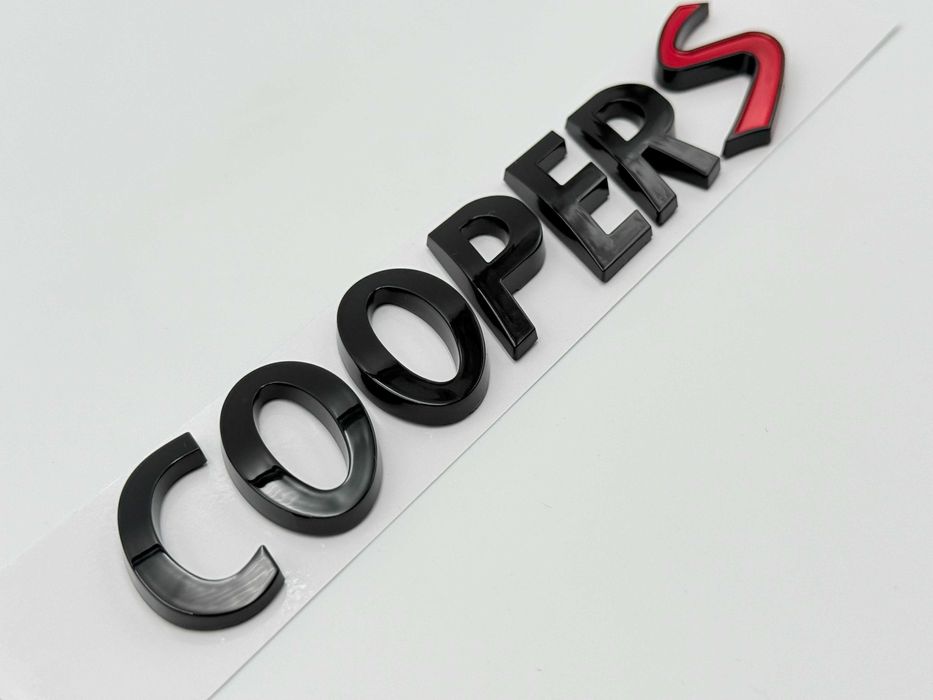 Emblema Compatibila Mini COOPER S negru
