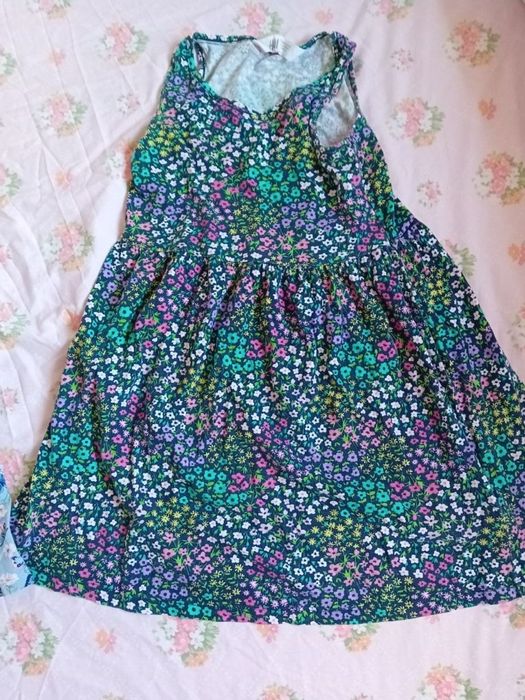 set lot 2 rochite 122 128 6 7 ani rochie fata vara h&m