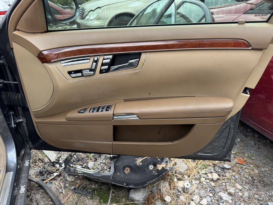Кожен салон с подгрев и памет за Mercedes W221 къса база