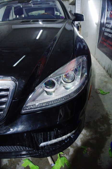 Монтаж на лед крушки,полиране на фарове,керамично покритие и фолио