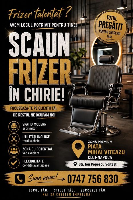 BarberPct caută frizer