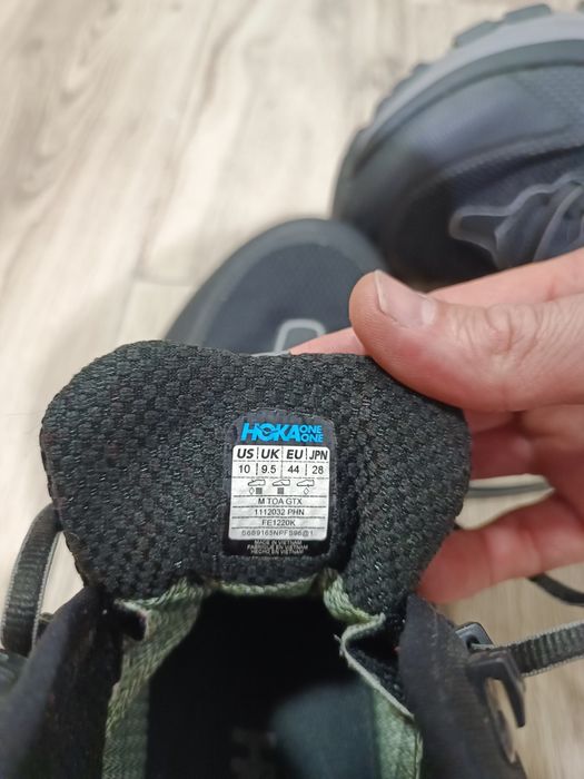 Hoka one one size 44/28cm.gore-tex mega grip