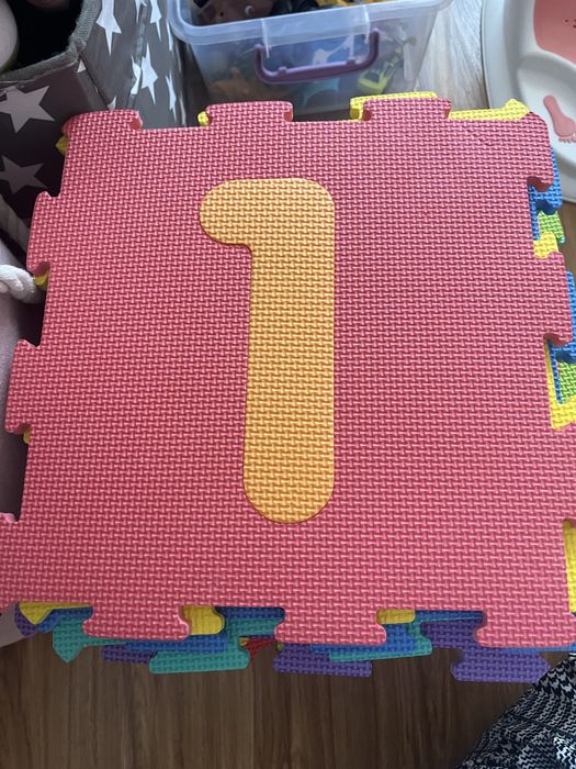 Covorase puzzle cifre 6 seturi