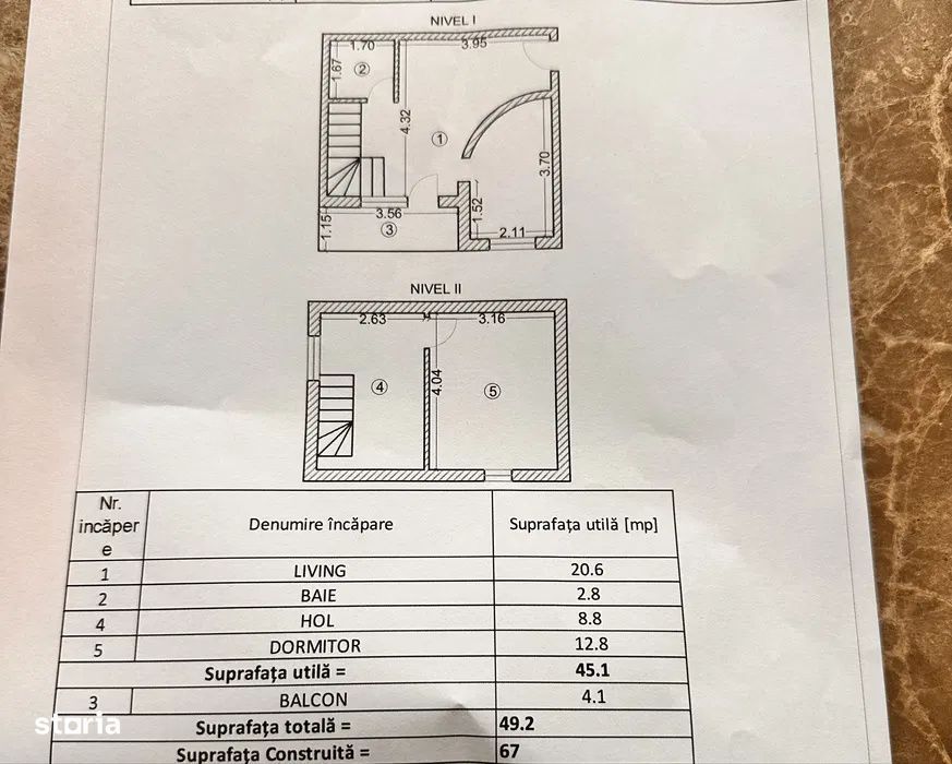 Apartament la mansarda zona Valea Aurie