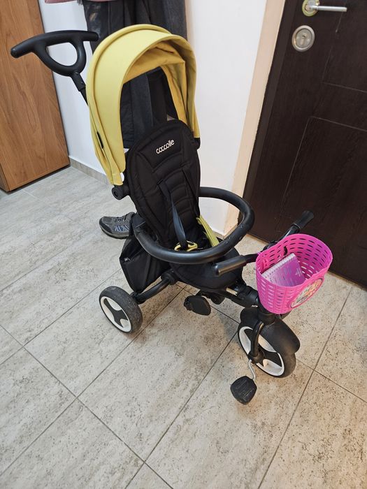 Tricicleta ultrapliabila Coccolle Spectra Plus Premium Line -  Galben