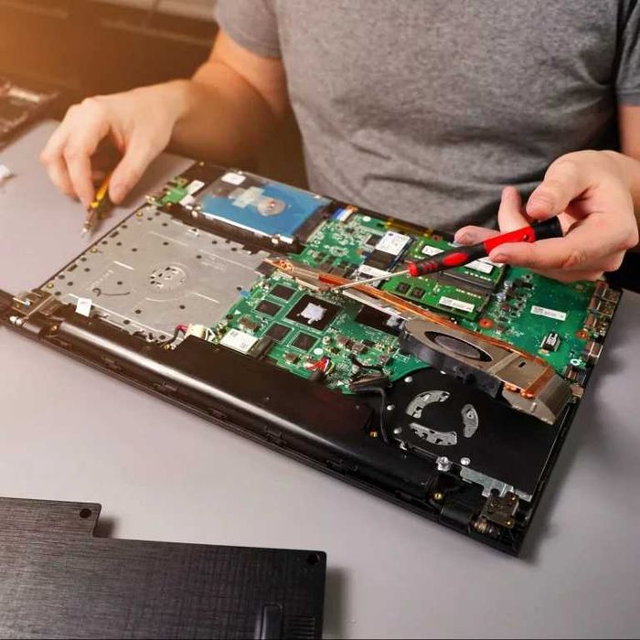 Обява за сервиз на лаптопи