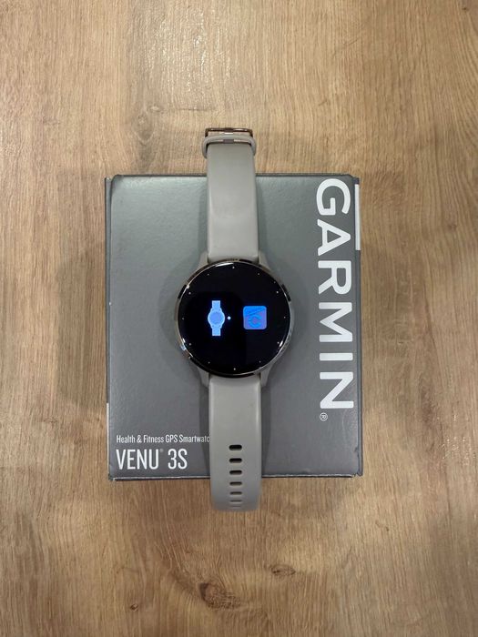 Ceas Smartwatch Garmin Venu 3S, 41mm, GPS, Wi-Fi, Android/iOS, curea silicon