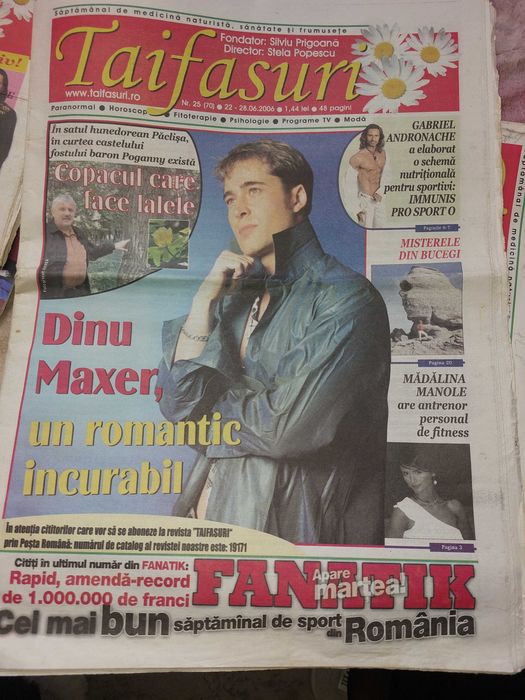 Revista Taifasuri cu Dinu Maxer pe coperta 2006