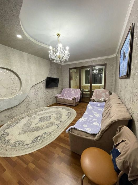 Срочно Продаётся Ц6  77 серии 2/3/4 с мебелью техникой ремонт средний